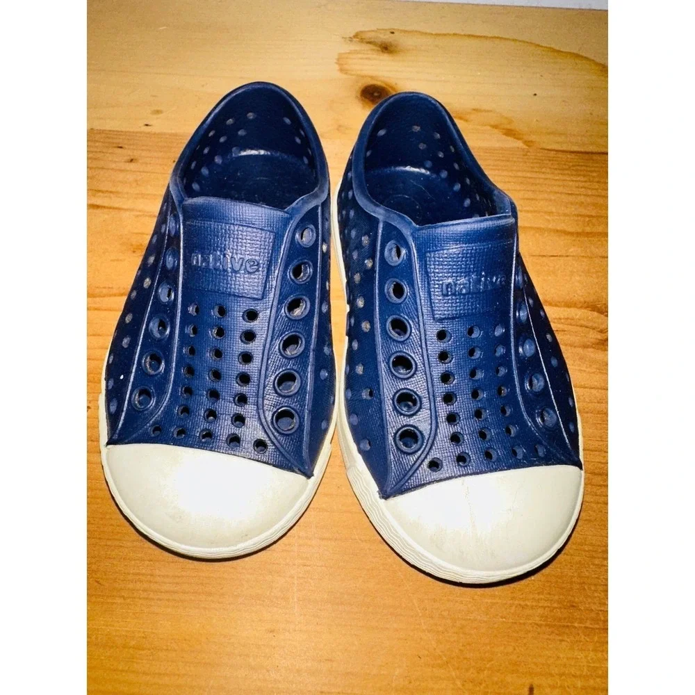 G1 Native Jefferson Navy Blue Slip On Water Shoes Unisex Toddler Size 5C 12-24